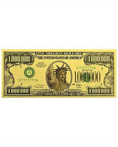 Statue Of Liberty One Million Dollar Bill