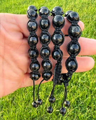 Shungite Shamballa Bracelet