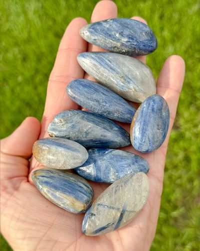 Blue Kyanite Polished Tumble Stones