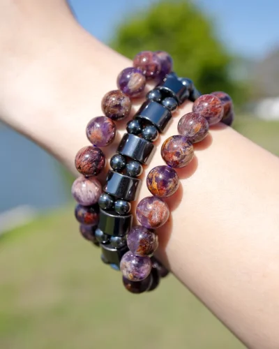 Grade AAA Super 7 Gemstone Bracelet