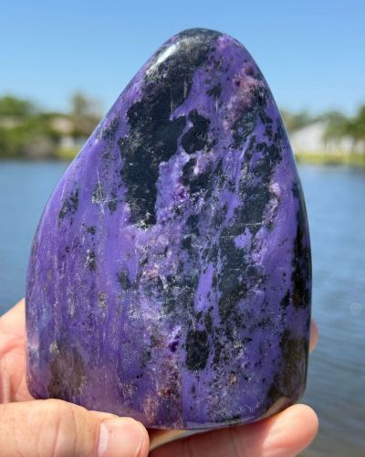 Large Charoite Freefrom Crystal 4″ 2.3 pounds