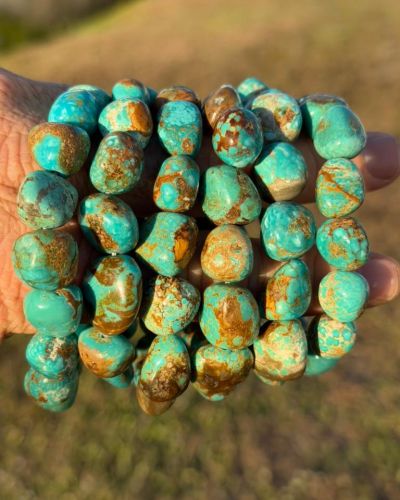 Number Eight Mine (Nevada) Turquoise Bracelet